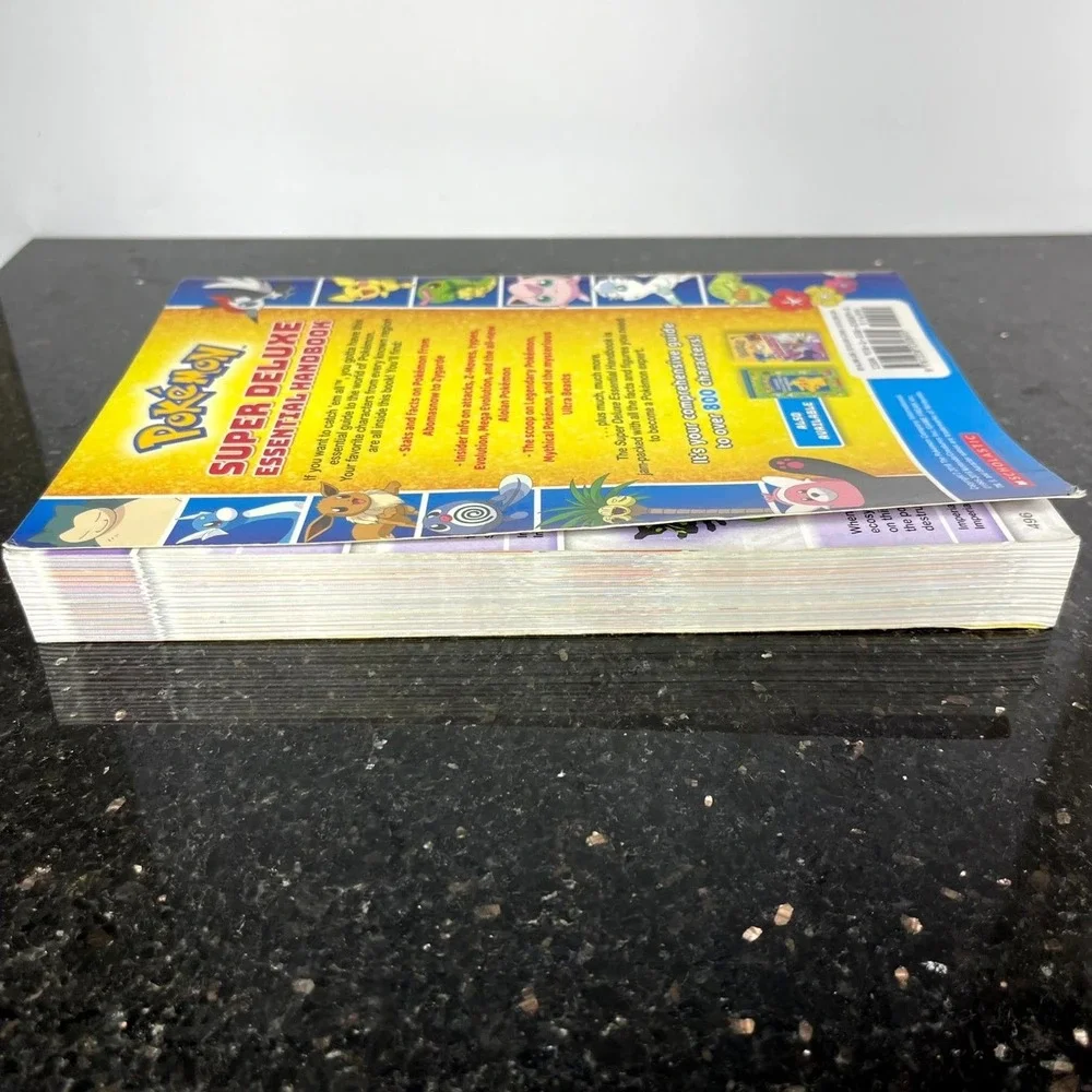 Pokemon Super Deluxe Essential Handbook 2018 Scholastic Characters Stats‎